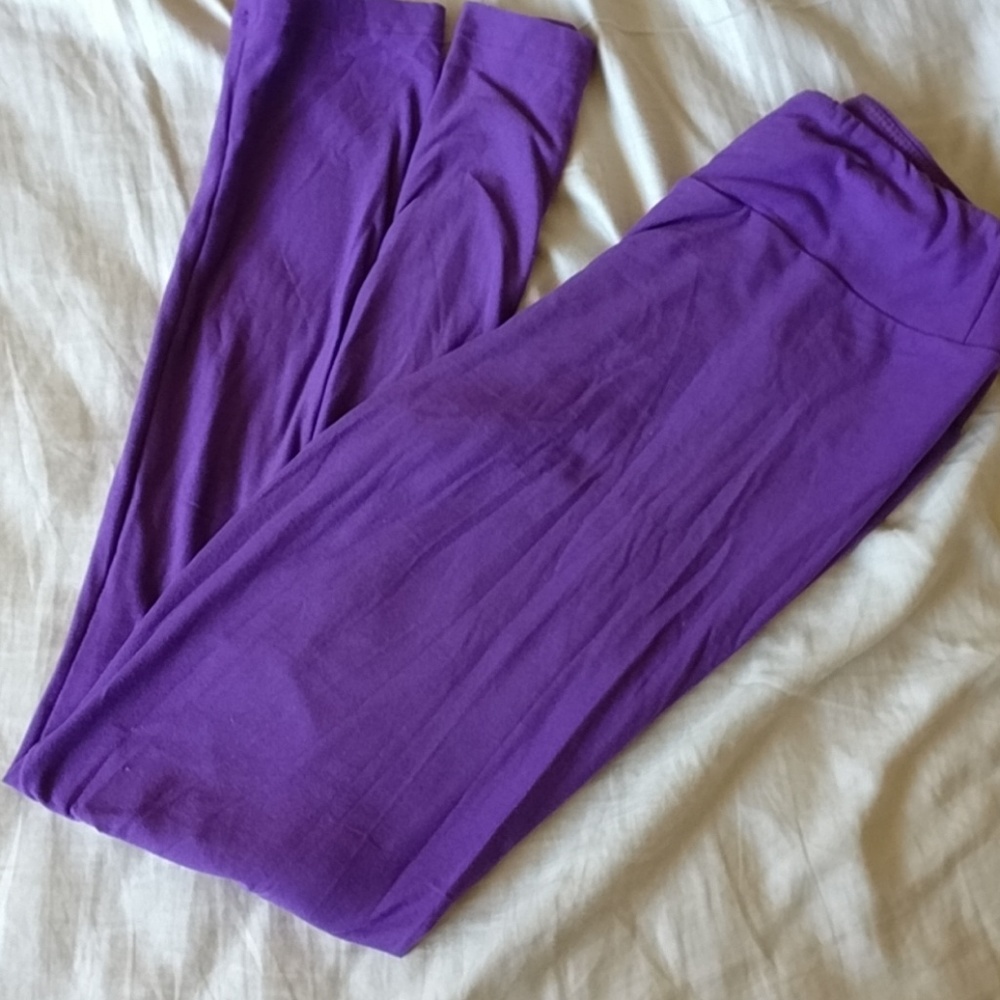 Solid Purple OS Lularoe Leggings